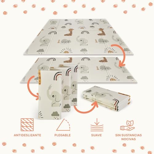  Fantastico tappetino da gioco per bambini ms Fancy 180x200 cm - Anti-usura e piega
| tappetino da gioco ms Fancy per ba