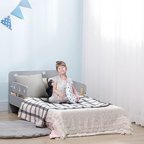  ZONEKIZ Children's Bed 3-6 Years Stars and Moon Motifs MDF and Particle Board Panels
| ZONEKIZ Children's Bed 3-6 Years