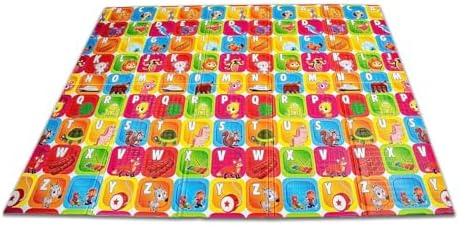 Teorema Giocattoli GoGo 80122 Mat 50x50 pollici per bambini e bimbi, due facce, morbido e facile pulire, facile da porta