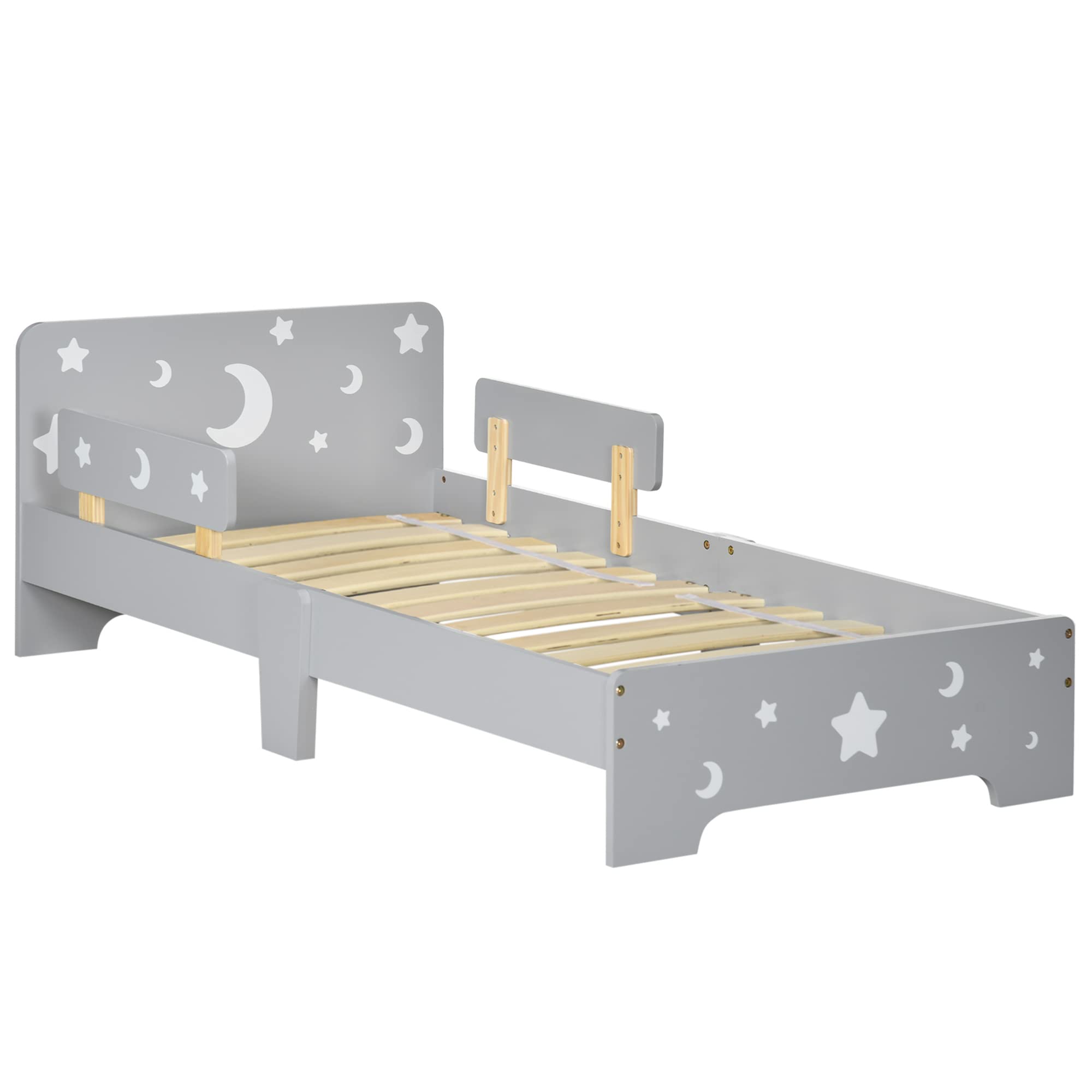  ZONEKIZ Children's Bed 3-6 Years Stars and Moon Motifs MDF and Particle Board Panels
| ZONEKIZ Children's Bed 3-6 Years